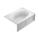 60 x 42 in. Acrylic Rectangle Skirted Air Bathtub with Right Drain and J2 Basic Control in White