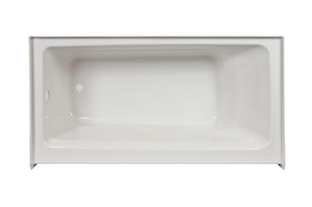JACUZZI&reg; White 60 x 36 in. Soaker Alcove Bathtub Left Drain 