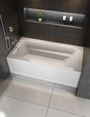 JACUZZI&reg; White 60 x 36 in. Soaker Alcove Bathtub Left Drain 