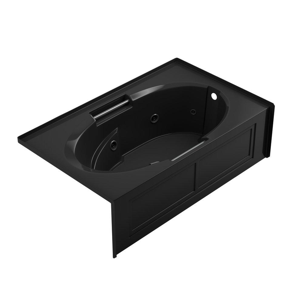 JACUZZI&reg; White 60 x 36 in. Air Bath Drop-In Bathtub with End Drain 