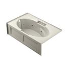 72 x 42 in. Acrylic Rectangle Skirted Air Bathtub with Left Drain and J2 Basic Control in Oyster