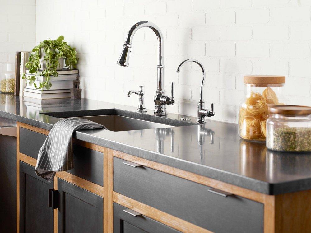 Moen Spot Resist Stainless Single Handle Lever Handle Water Filter Faucet 