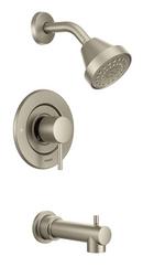 Moen Brushed Nickel 2.5 gpm Single Lever Handle Tub and Shower Trim 
