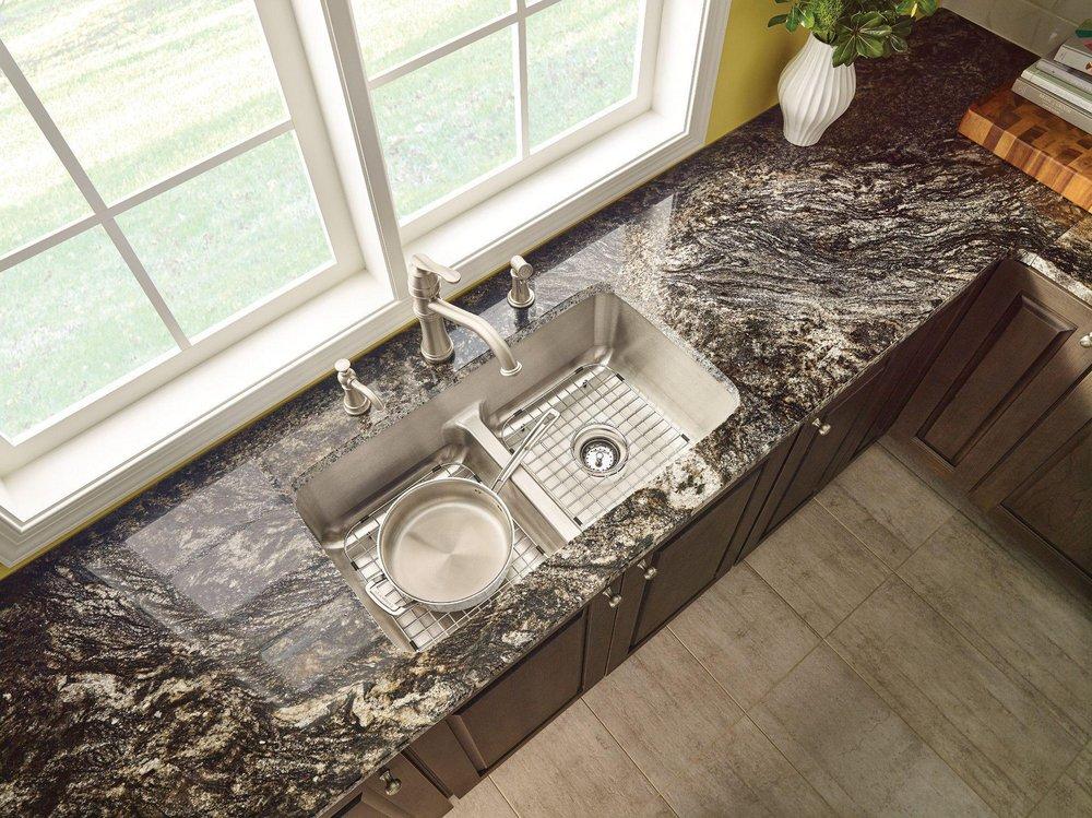 Moen SpotShield&reg; Stainless 18 oz. Deck Mount Metal Soap and Lotion Dispenser 