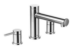 Two Handle Roman Tub Faucet in Polished Chrome (Trim Only)