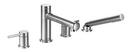 Moen Polished Chrome Two Handle Roman Tub Faucet Trim Only 