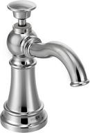 Moen Polished Chrome 18 oz. Deck Mount Metal Soap and Lotion Dispenser 