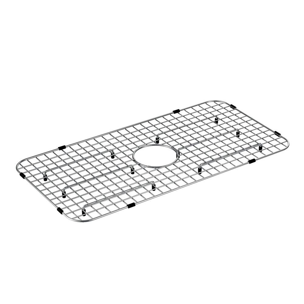 Moen Satin Stainless Center Drain Bottom Grid Accessory 
