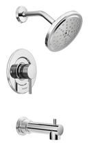 Single Handle Single Function Bathtub & Shower Faucet in Polished Chrome (Trim Only)