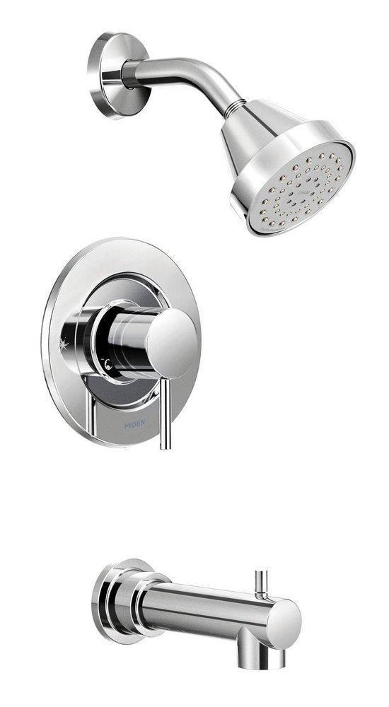 Moen Chrome 2.5 gpm Single Lever Handle Tub and Shower Trim 