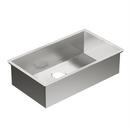 31 x 18 in. No Hole Stainless Steel Single Bowl Undermount Kitchen Sink with SoundSHIELD Sound Dampening