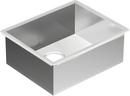 Moen Brushed Stainless Steel 22 x 18 in. No Hole Stainless Steel Single Bowl Undermount Kitchen Sink 