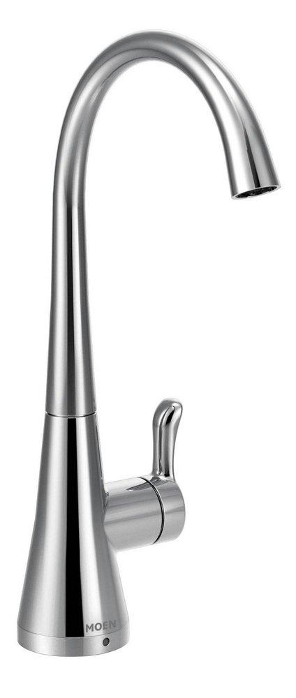 Moen Polished Chrome 1.5 gpm 1 Hole Deck Mount Beverage Faucet with Single Lever Handle 