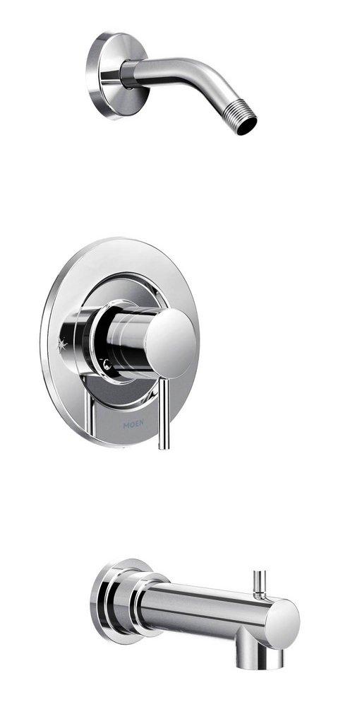 Moen Chrome Single Handle Bathtub & Shower Faucet (Trim Only) 