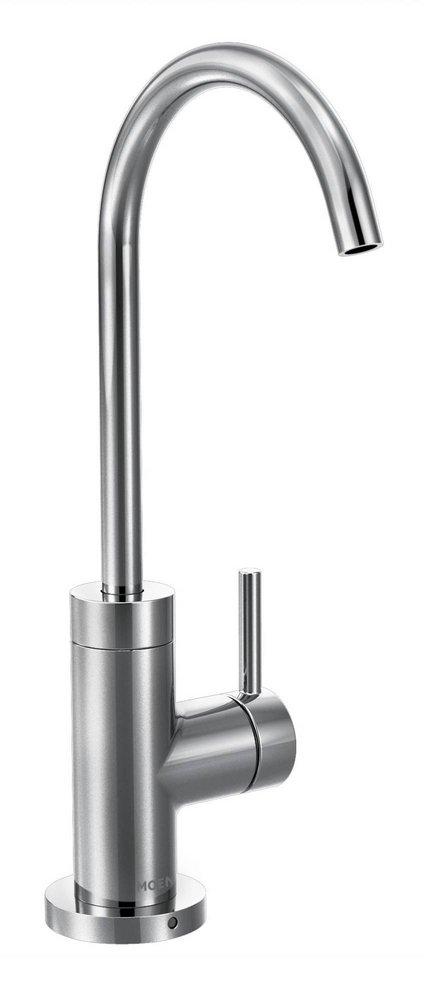 Moen Polished Chrome 1.5 gpm 1 Hole Deck Mount Beverage Faucet with Single Lever Handle 