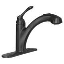 Moen Matte Black Single Handle Pull Out Kitchen Faucet 