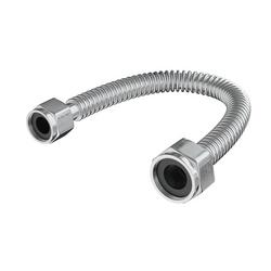 1 in. x 3/4 in. x 24 in. FIP Stainless Steel CorrugatedFlexible Water Connector