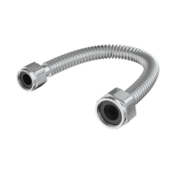 1 in. x 3/4 in. x 24 in. FIP Stainless Steel CorrugatedFlexible Water Connector