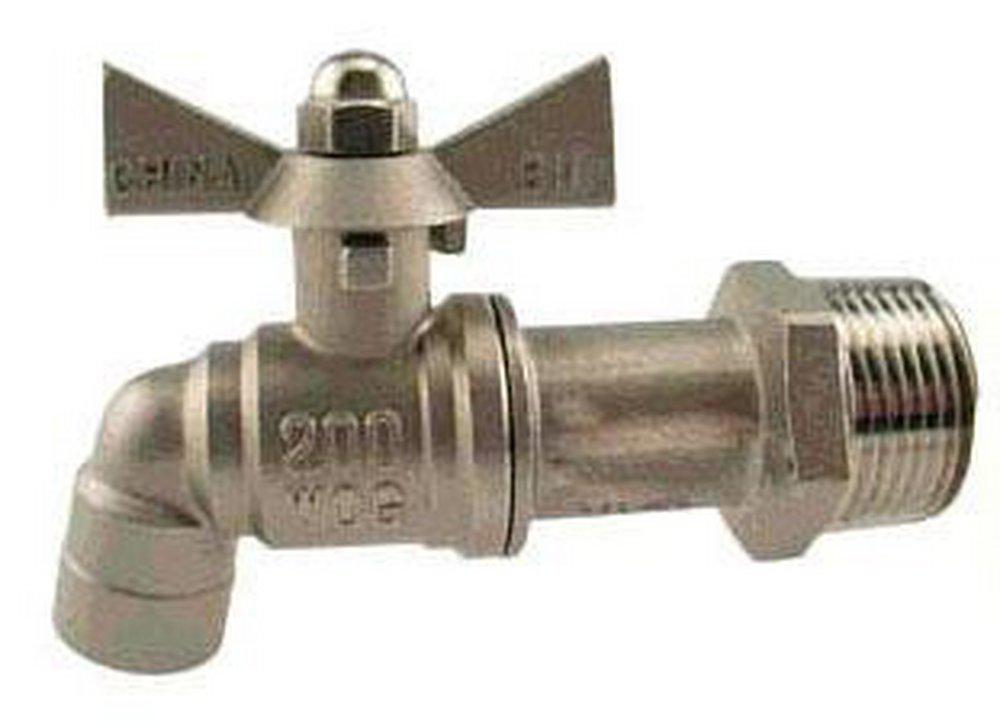 Boshart Industries Stainless Steel MPT x GHT Hose Bibb 