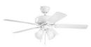 Kichler Lighting White Basics Premier Ceiling Fan 