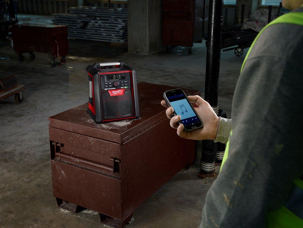 Milwaukee&reg; Black 18V Jobsite Radio/Charger 