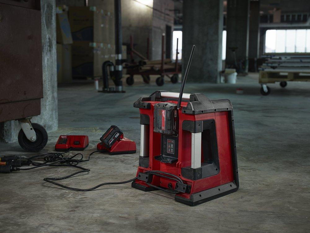 Milwaukee® Black 18V Jobsite Radio/Charger 