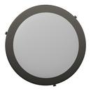 Hinkley Antique Nickel 13 in. 75W 3-Light Incandescent Medium E-26 Ceiling Light with Etched Opal Glass 