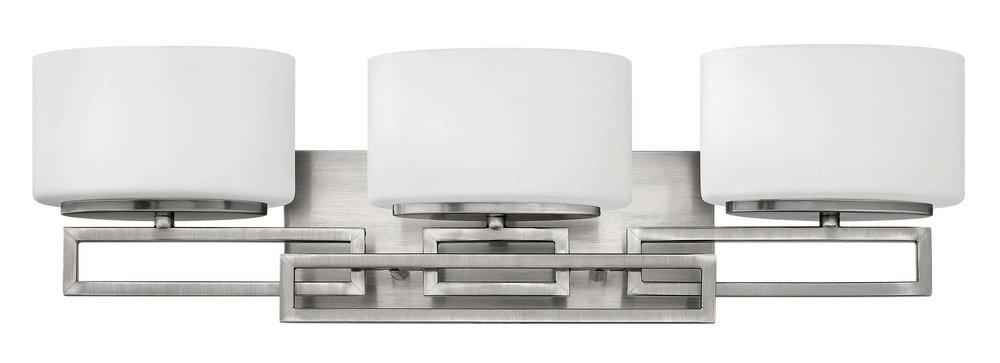 Hinkley Antique Nickel 50W 3-Light Bath Light 