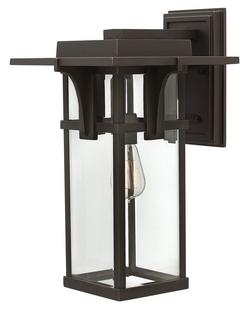 100W Medium E-26 Base Wall Lantern in Oil Rubbed Bronze