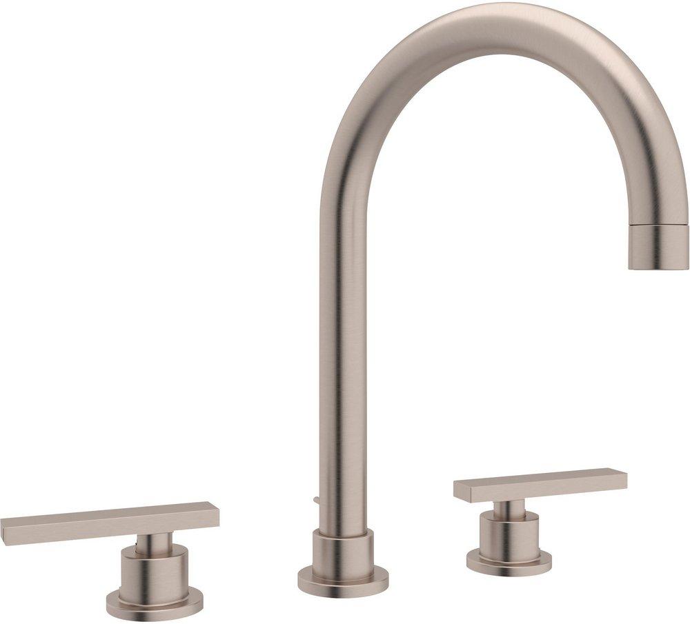 ROHL&reg; Satin Nickel Two Handle Widespread Bathroom Sink Faucet 
