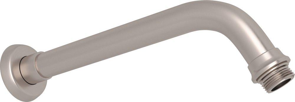Perrin & Rowe&reg; Satin Nickel 7-1/4 in. Brass Shower Arm 