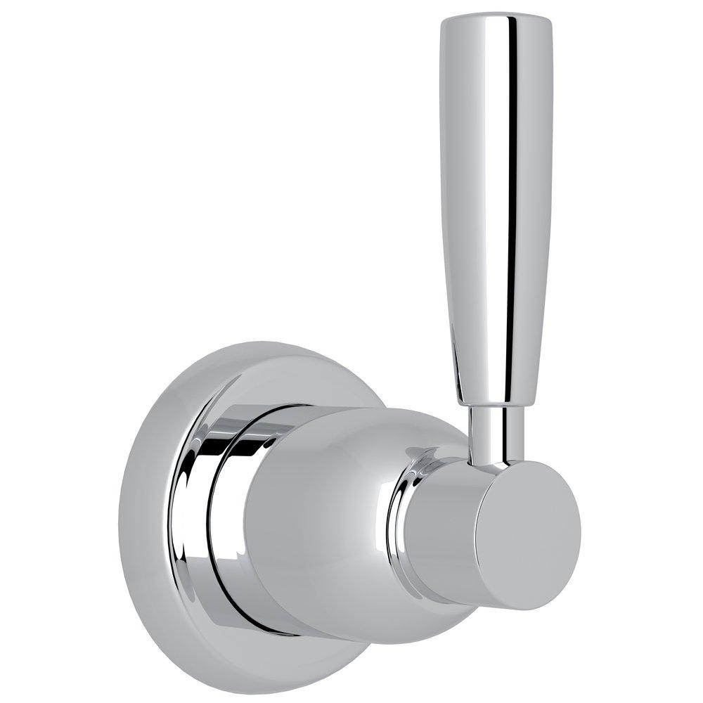 Perrin & Rowe&reg; Polished Chrome Volume Control Valve Trim with Single Lever Handle 