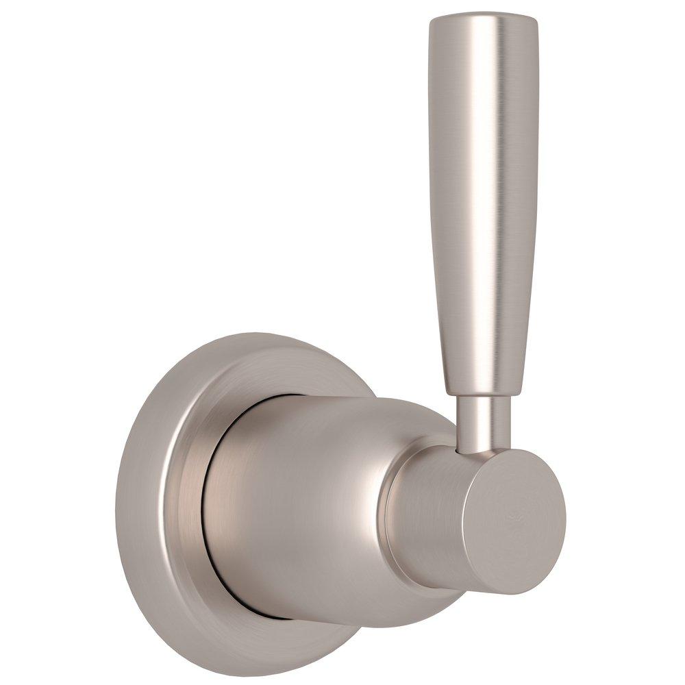 Perrin & Rowe Satin Nickel Volume Control Valve Trim with Single Lever Handle 