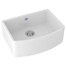 1-Bowl Kitchen Sink in White