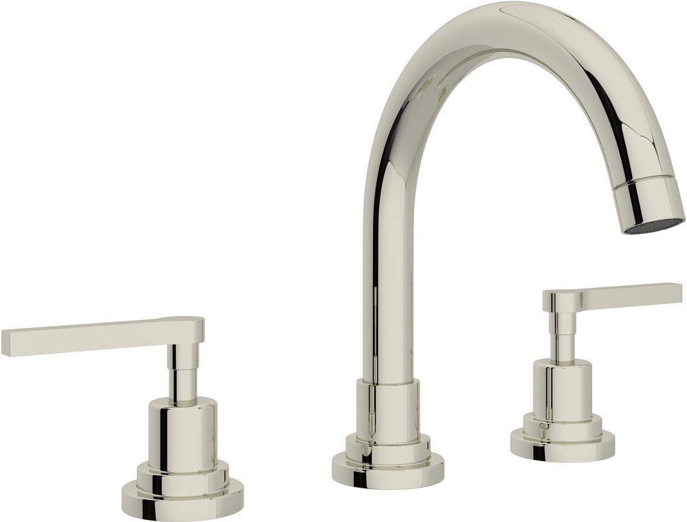 ROHL® Polished Nickel Two Handle Widespread Bathroom Sink Faucet 
