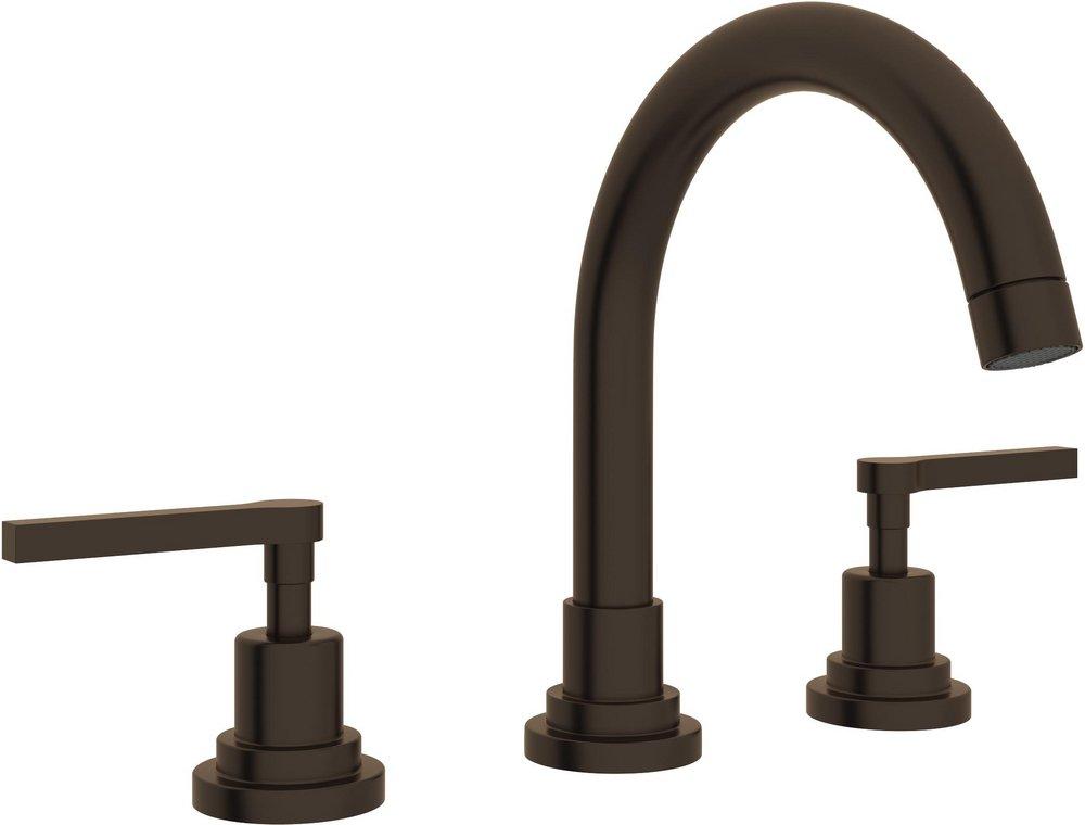 ROHL&reg; Tuscan Brass Two Handle Widespread Bathroom Sink Faucet 