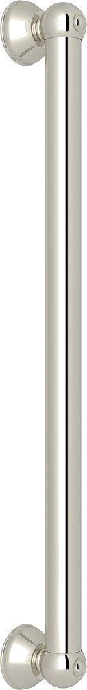 ROHL&reg; Polished Nickel 24 in. Wall Mount Brass Grab Bar 