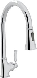 ROHL&reg; Polished Chrome Single Handle Pull Down Kitchen Faucet 