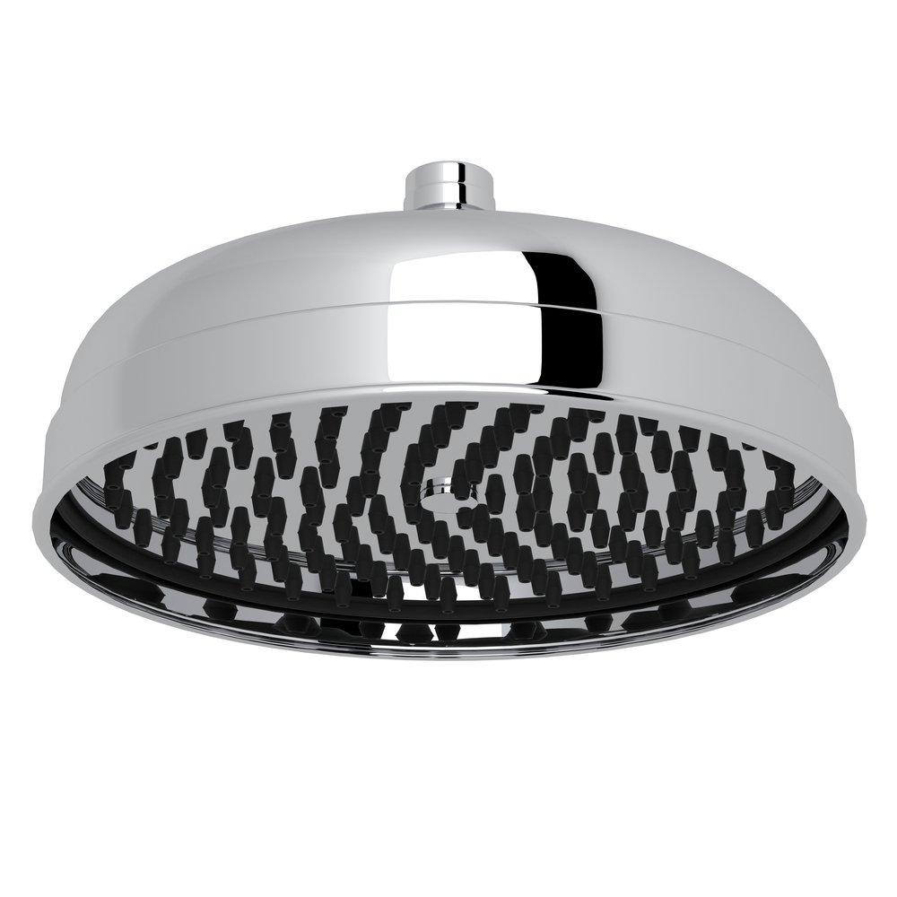 Perrin & Rowe&reg; Polished Chrome Single Rain Showerhead 