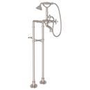 10 gpm Tub Filler with Double Cross Handle in Satin Nickel