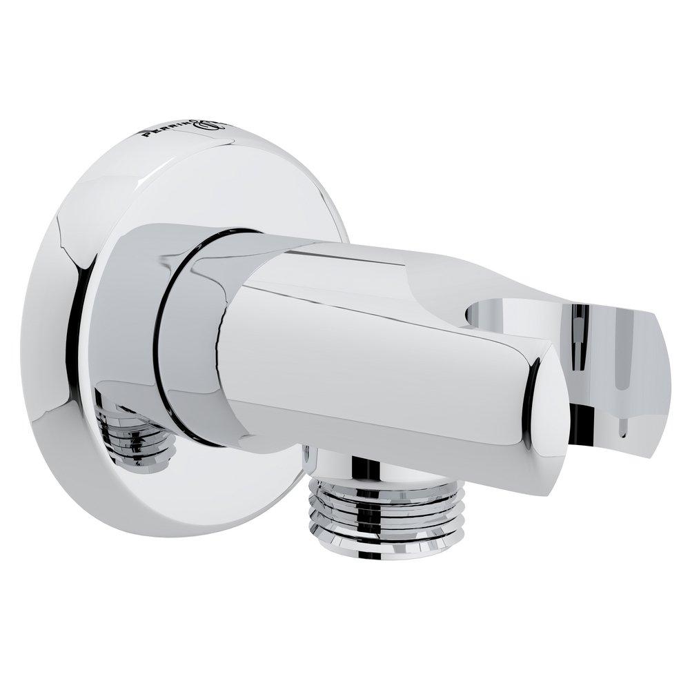 Perrin & Rowe&reg; Polished Chrome 2-1/4 in. Brass Hand Shower Holde 