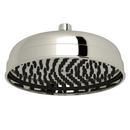 Perrin & Rowe&reg; Polished Nickel Single Rain Showerhead 