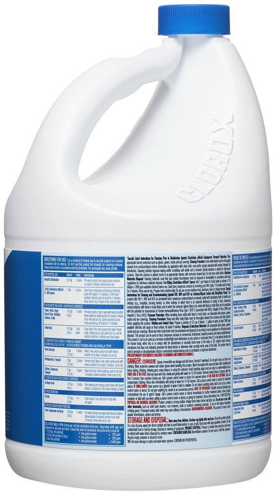 Clorox Pale Yellow Concentrated Germicidal Bleach 