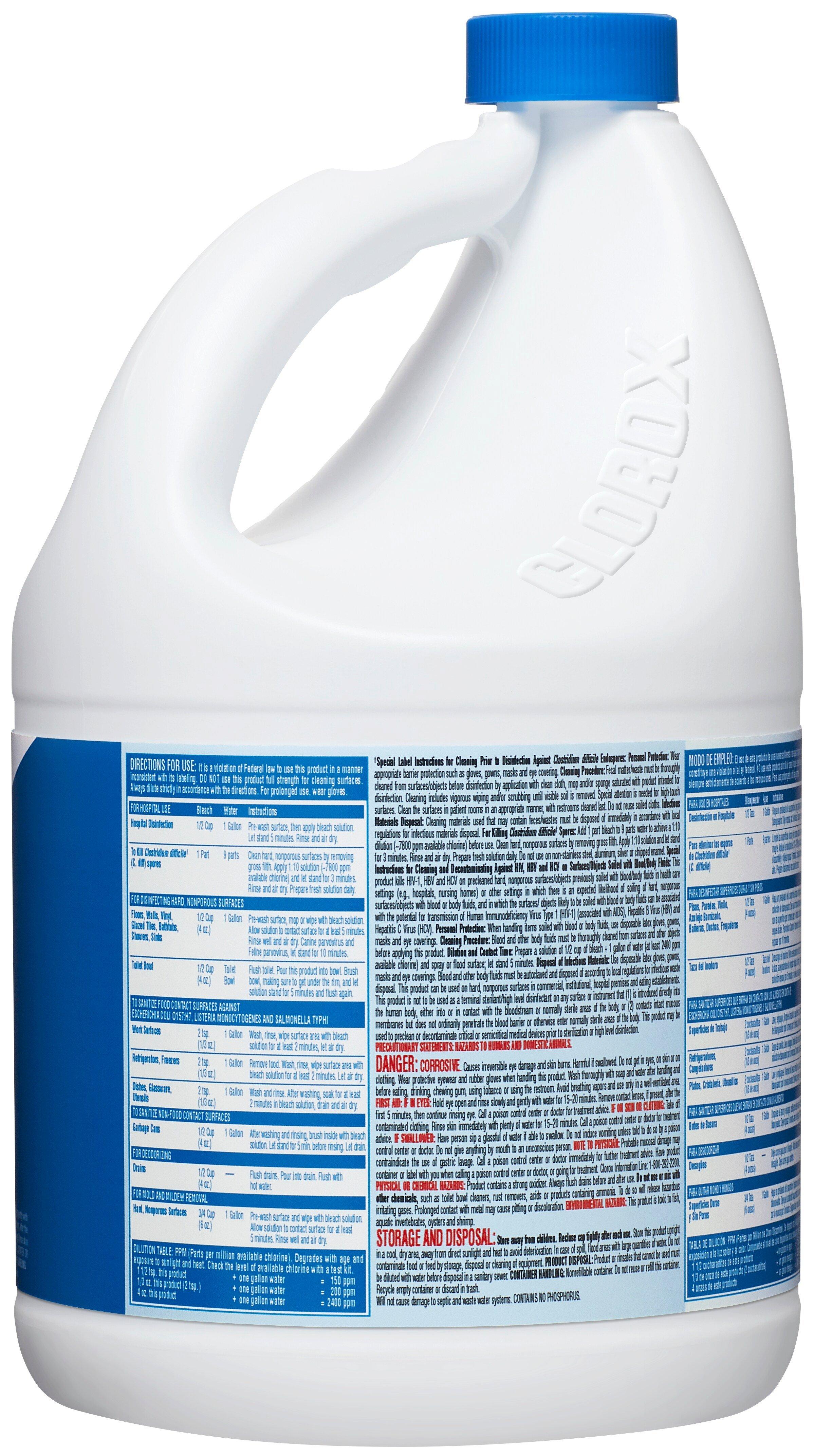 Clorox Pale Yellow Bleach in Pale Yellow (Case of 3) 