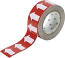 Pipe Arrow Tape in White and Red