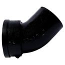 Black Hub x Spigot Service Cast Iron 1/8 Bend 