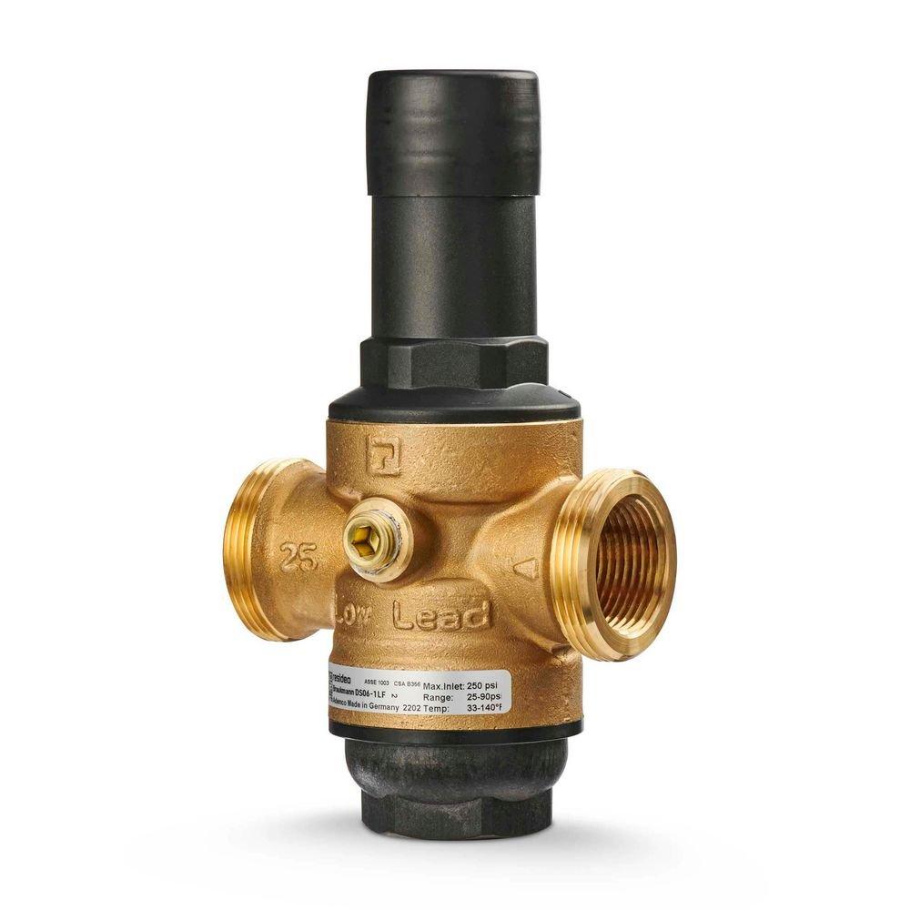 Resideo Black Bronze FNPT x Union NPT Pressure Regulating Valve 