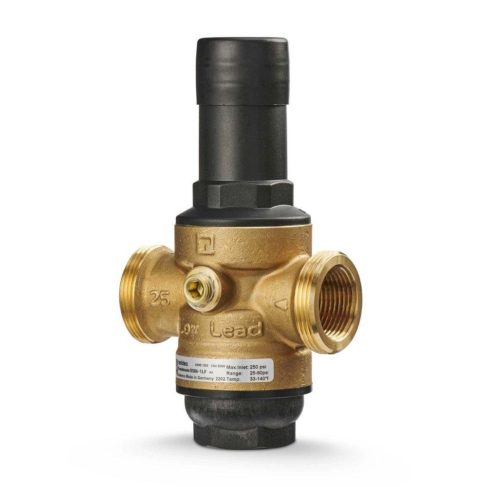 Resideo Metallic 250 psi Bronze, Plastic and Stainless Steel FNPT x Double Union Sweat Pressure Reducing Valve 
