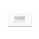 Fairmont Designs Blizzard 42-3/8 in x 22 in Single Bowl Quartz Vanity Top 