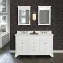 Fairmont Designs Polar White 34-1/2 x 60 in. Double Bowl Vanity 